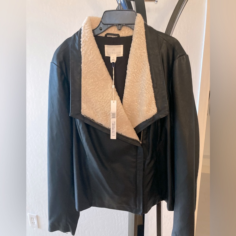 Brand new Caslon faux leather jacket! Never worn